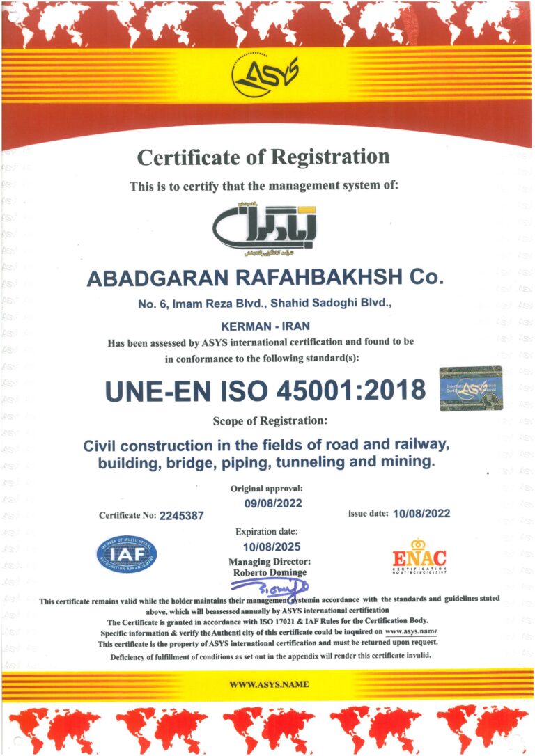 UNE-EN ISO 45001:2018