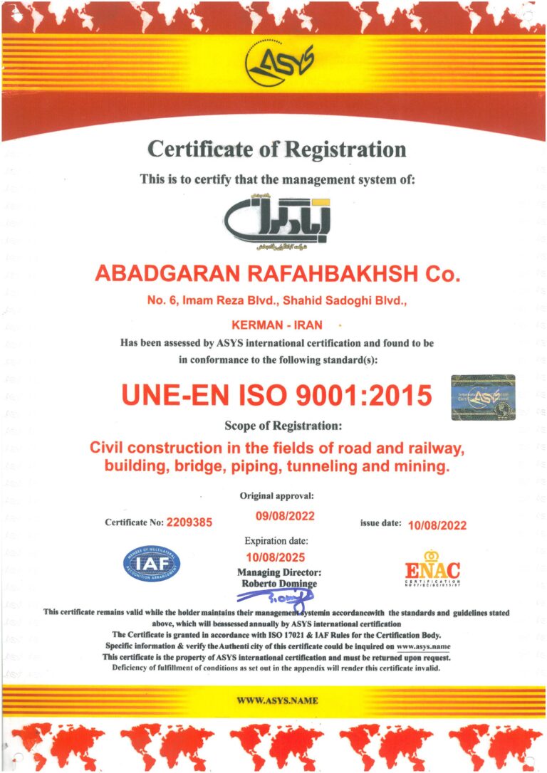 UNE-EN ISO 9001:2015